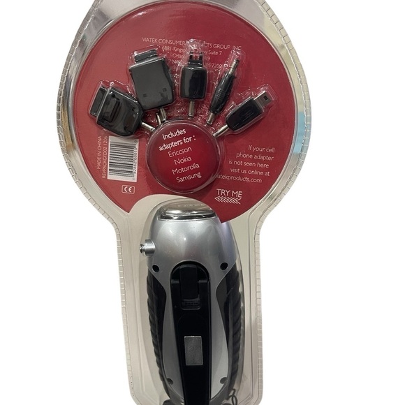 Viatek WeatherBand Radio Dynamo Flashlight AM FM Band Radio Cell Phone Charger - Picture 3 of 5